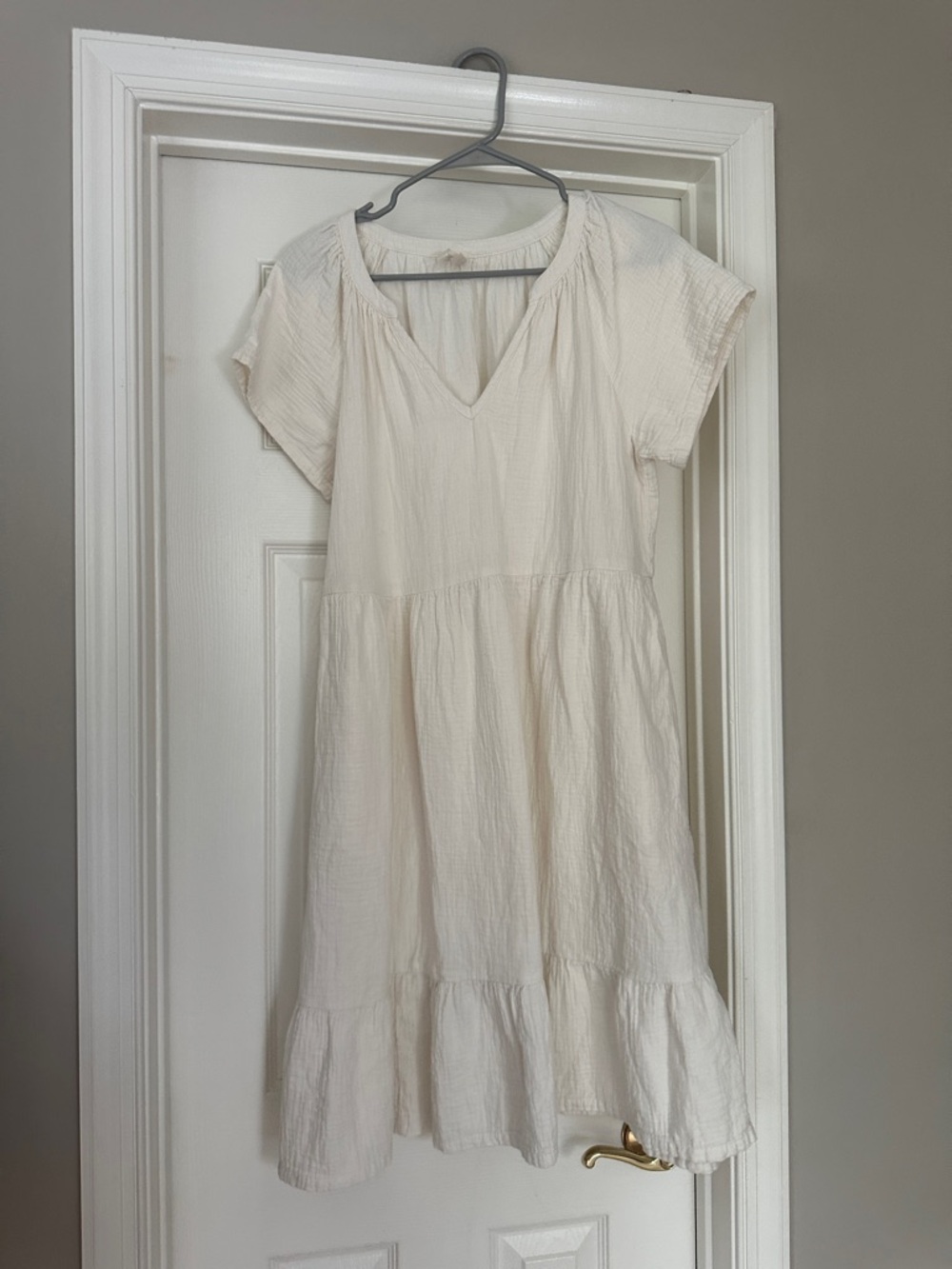 Pact Cream Organic Cotton Midi Dress